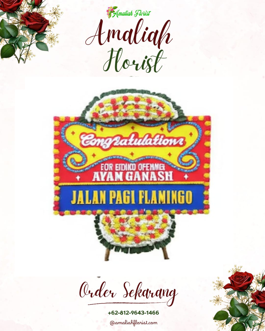Sewa Papan Bunga Puger